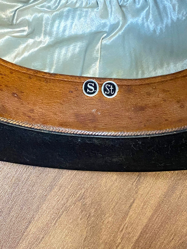 Melonenhut  –  Größe 53 – klassische schwarze Kopfbedeckung