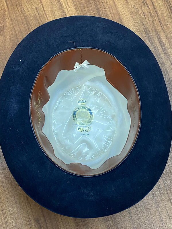 Melonenhut Herren Größe 58 – klassische Kopfbedeckung dunkelblau