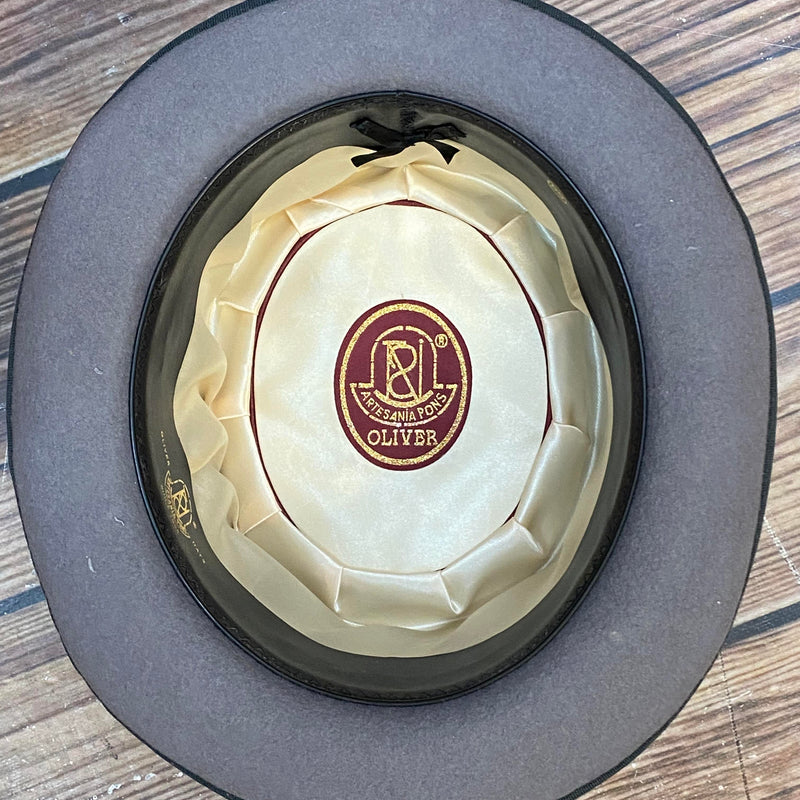 Herren-Zylinder grau – klassischer Zylinder, Gr. 59