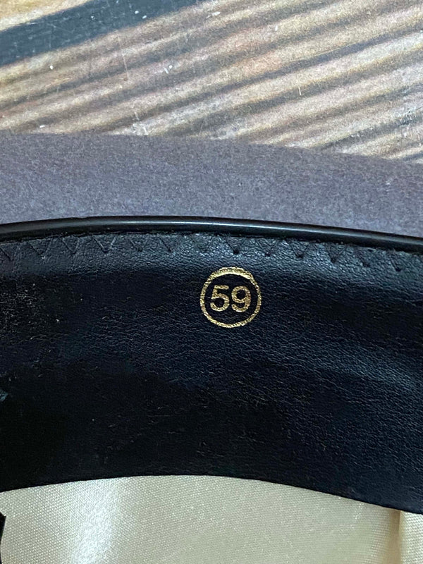 Herren-Zylinder grau – klassischer Zylinder, Gr. 59