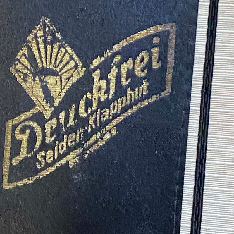 Herren-Klappzylinder schwarz – Chapeau Claque, Gr. 56