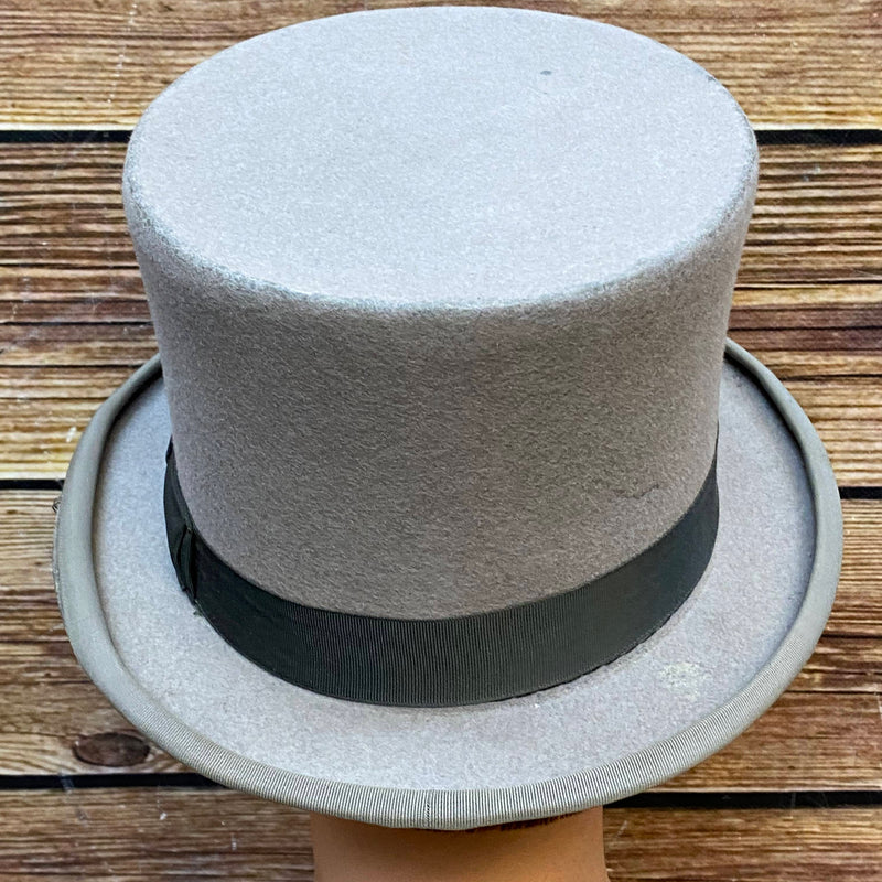 Herren-Zylinder grau Filzzylinder Größe 61