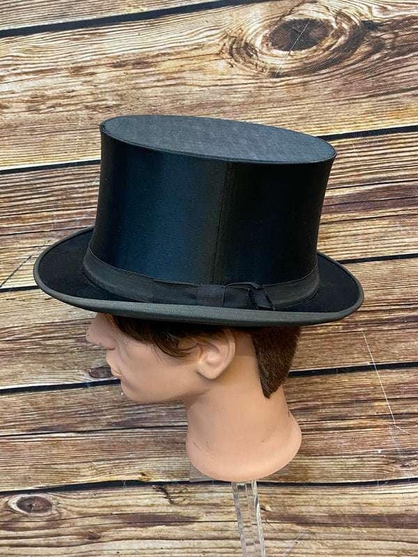 Antiker Klappzylinder / Chapeau Claque – schwarz