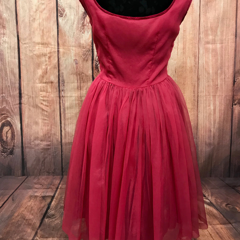Vintage 50er Jahre Kleid Gr.34 Secondhand pink