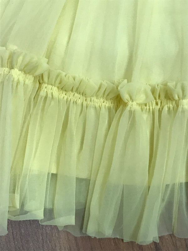 Vintage 50er Jahre Kleid Gr.32 Secondhand gelb