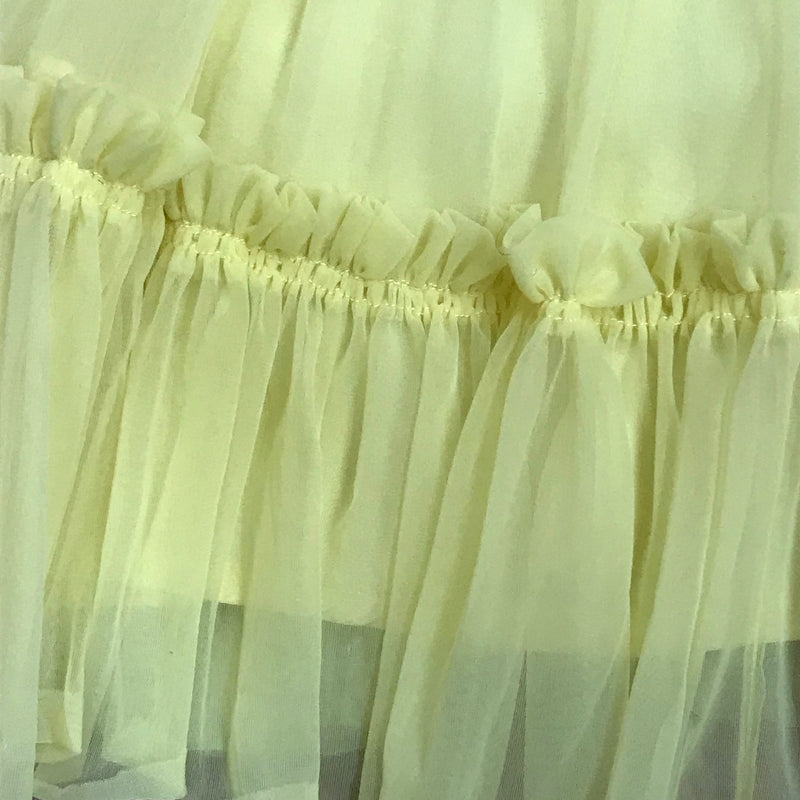 Vintage 50er Jahre Kleid Gr.32 Secondhand gelb