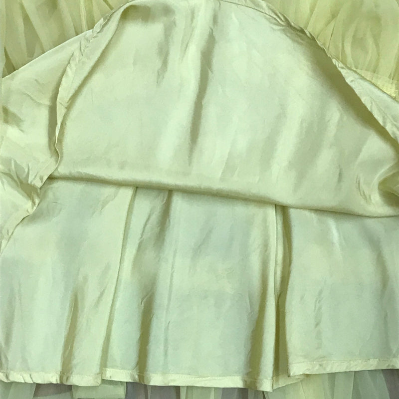 Vintage 50er Jahre Kleid Gr.32 Secondhand gelb