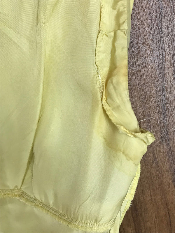 Vintage 50er Jahre Kleid Gr.32 Secondhand gelb