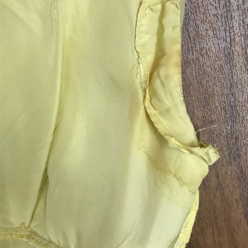 Vintage 50er Jahre Kleid Gr.32 Secondhand gelb