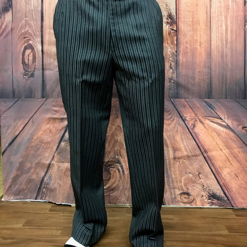 schwarz grau gestreifte Stresemann Hose