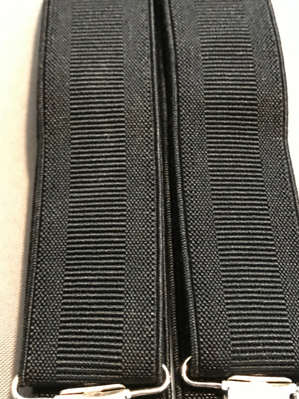 Breite Hosenträger Uni schwarz