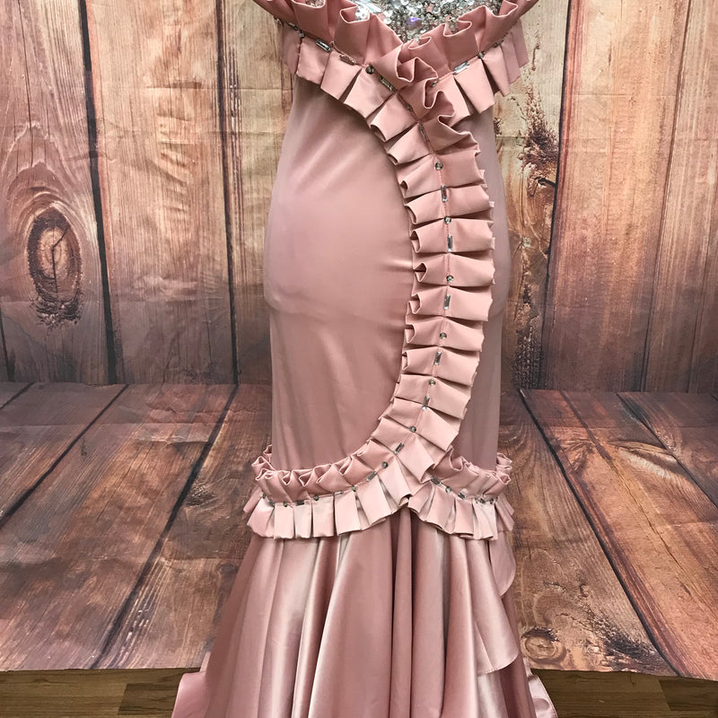 20er Jahre Mode, langes Abendkleid Gr.40