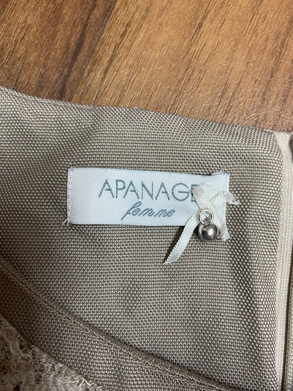 Kleid im 20er Jahre Stil, Hut, Handschuhe und Perlenkette Gr.42