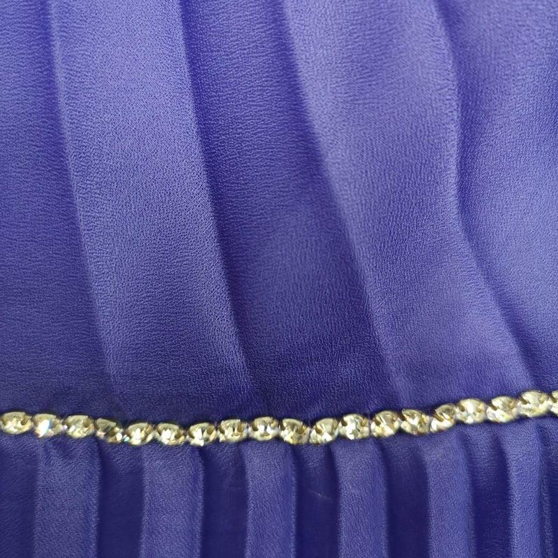 Vintage 20er Jahre Charleston Kleid – Gr. 34, Lila, 3-teilig