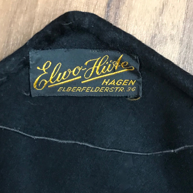 50er Jahre Hut, Halbhut, True Vintage schwarz