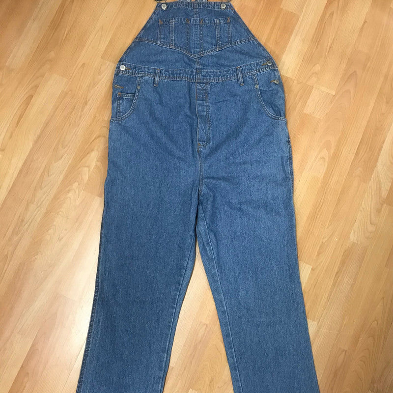 „Vintage Jeans Latzhose blau Damen 70er Jahre Denim Gr 44“