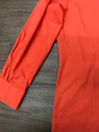 Chemise années 70 vintage taille 39 orange 