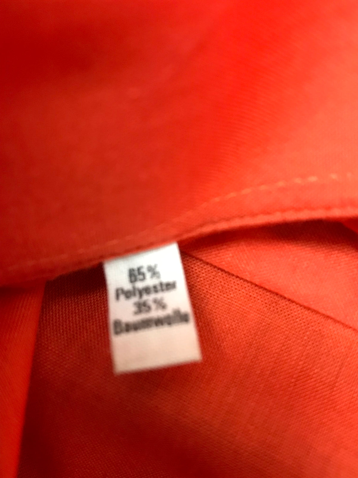 Chemise années 70 vintage taille 39 orange 