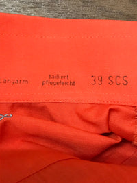 Chemise années 70 vintage taille 39 orange 