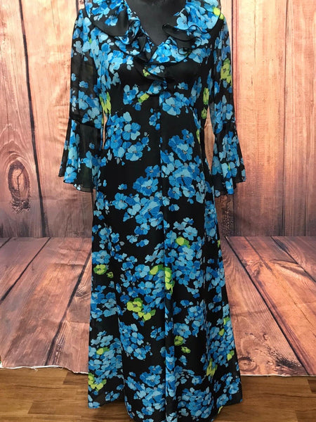 Robe Flower Power années 70 taille 40