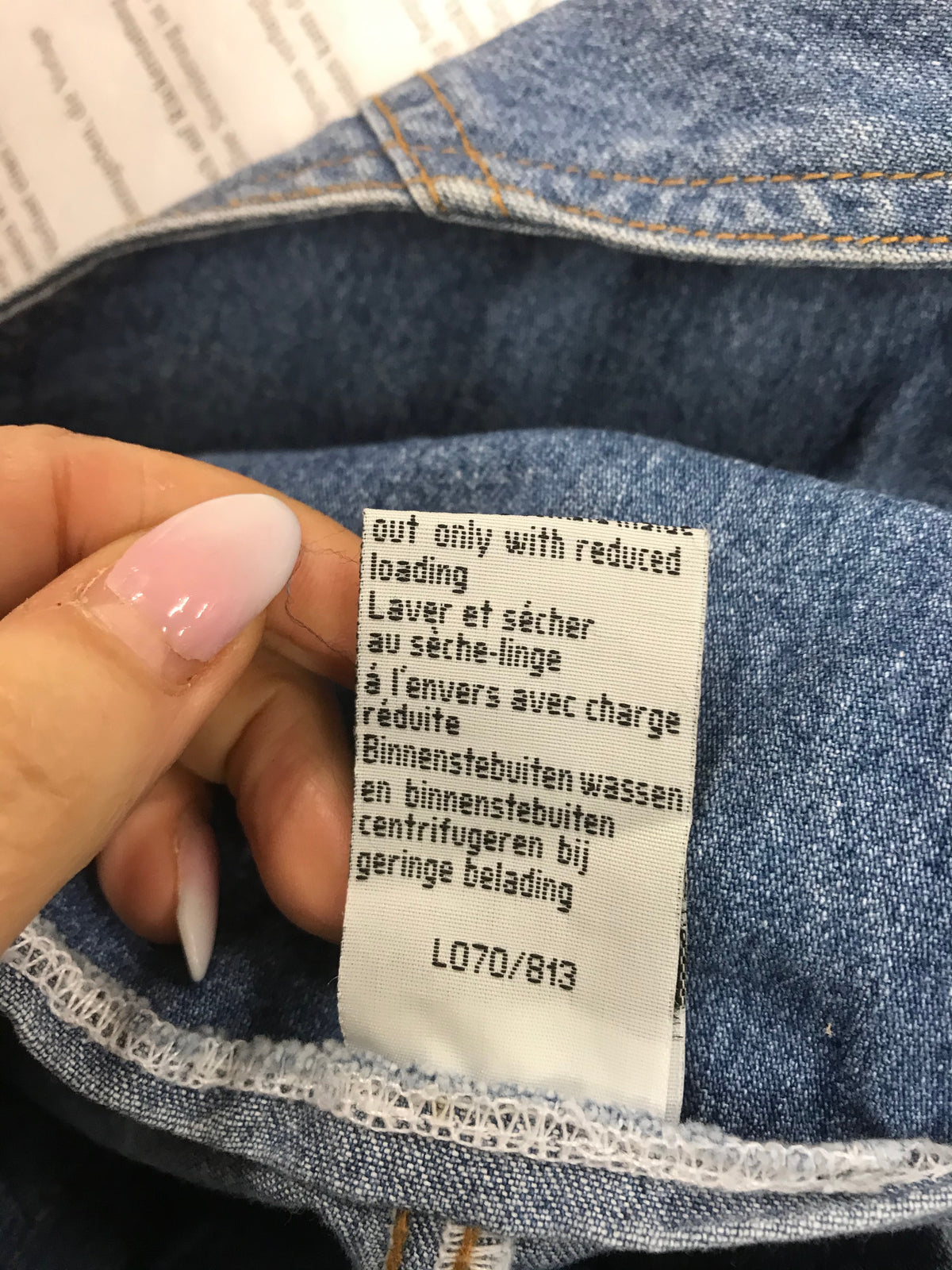 Jeans Latzhose Gr.44