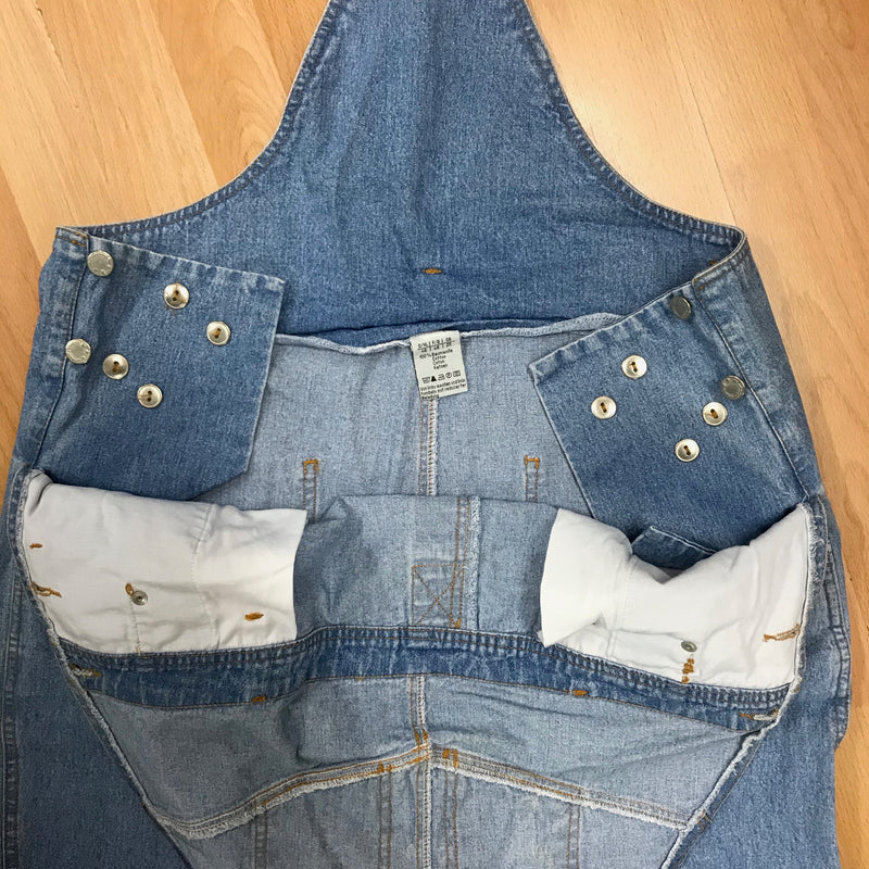Vintage Jeans Latzhose Blau – Größe 46