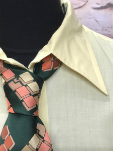 Hemd 70er Jahre True Vintage  und Krawatte Gr.42