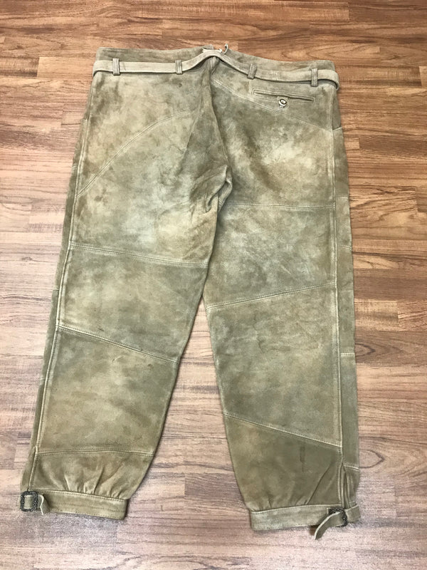 Trachtenlederhose mit Gürtel – Größe 64