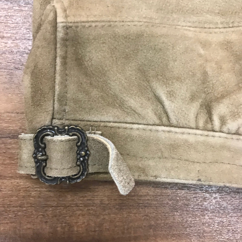 Trachtenlederhose mit Gürtel – Größe 64
