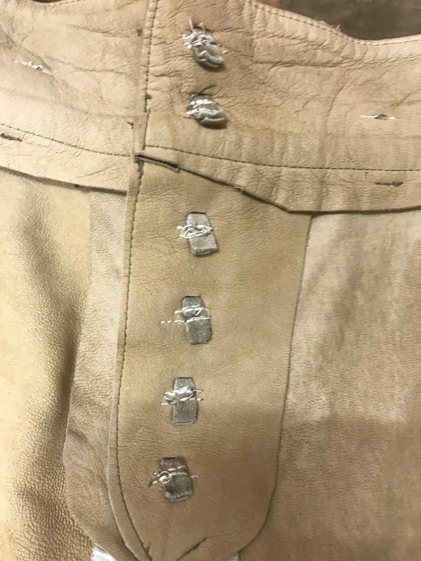 Trachtenlederhose mit Gürtel – Größe 64