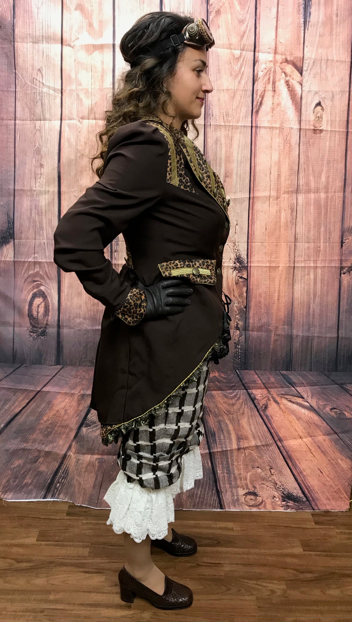 Steampunk-Damenkostüm, Oufit mit Bloomers Gr.42