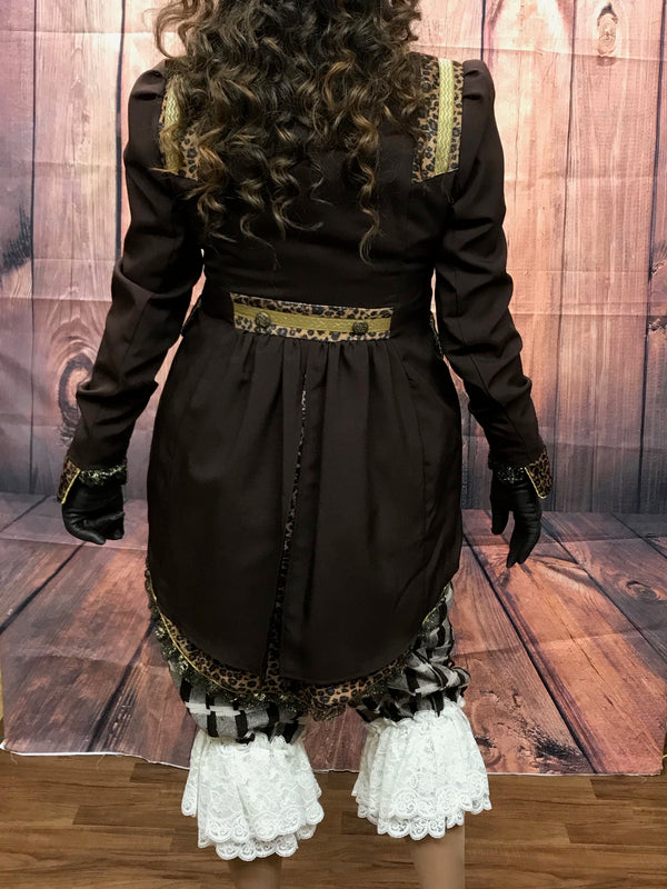 Steampunk-Damenkostüm (Gr. 42) – handgemachtes Unikat