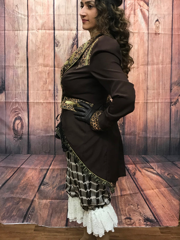Steampunk-Damenkostüm (Gr. 42) – handgemachtes Unikat