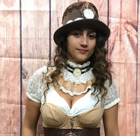 Déguisement steampunk de haute qualité pour femme, taille 40, unique 