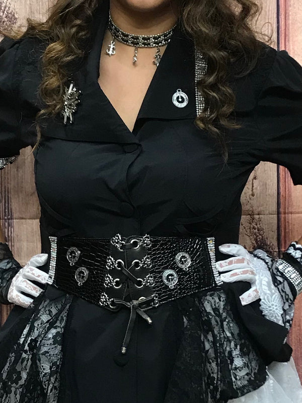 Hochwertiges Steampunk Kostüm, Outfit für Damen Gr.42 Unikat