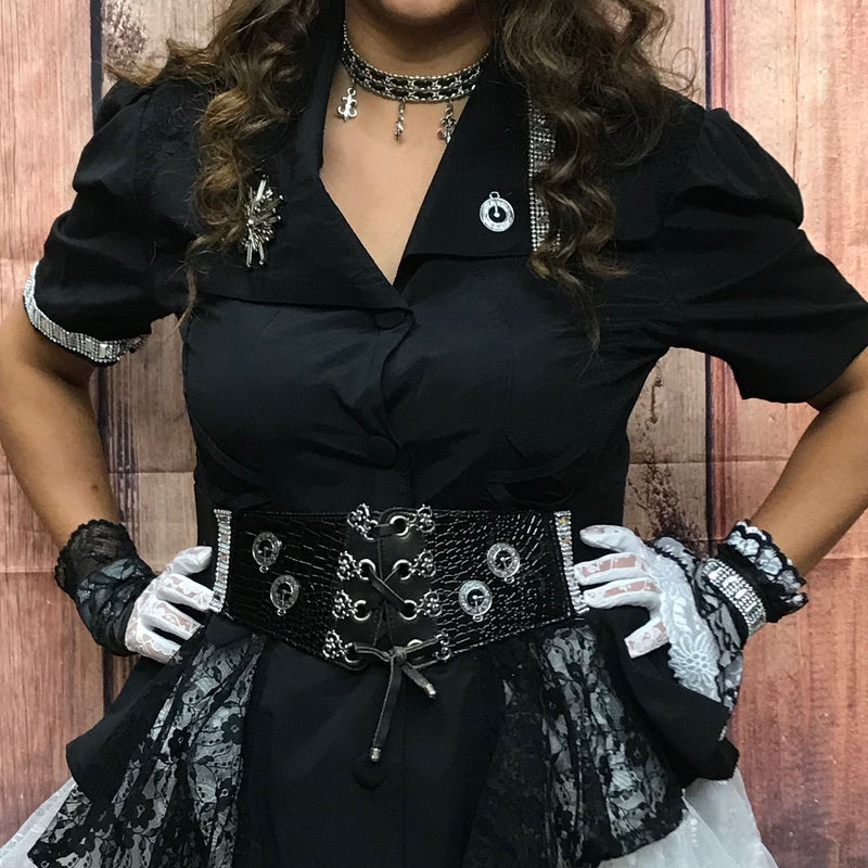 Hochwertiges Steampunk Kostüm, Outfit für Damen Gr.42 Unikat
