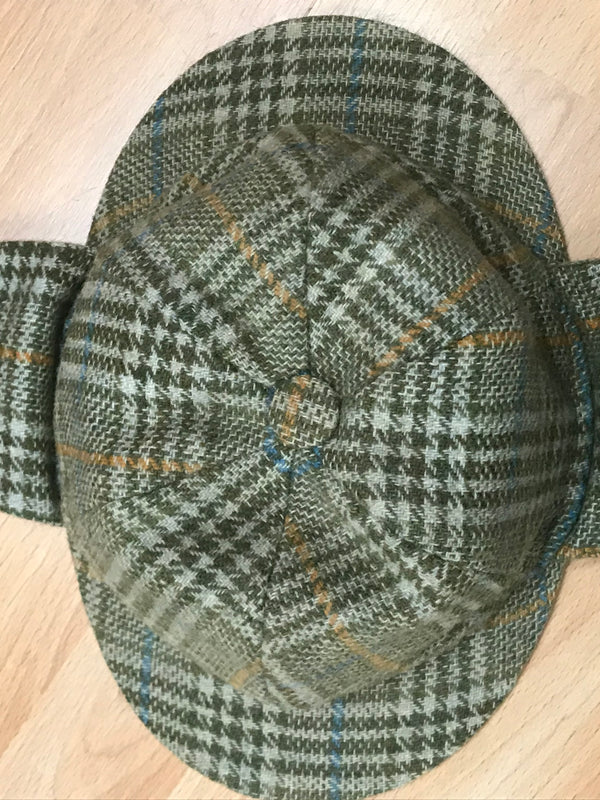 Sherlock Holmes MützeOriginale Vintage Blarney Mütze aus Ireland Gr.57/58