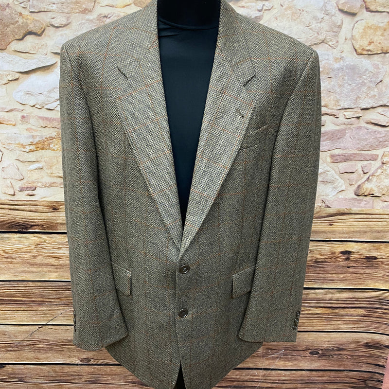 Kariertes Tweed-Sakko Gr.54