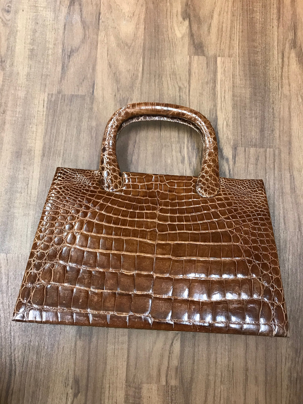 Vintage Handtasche Krokodil