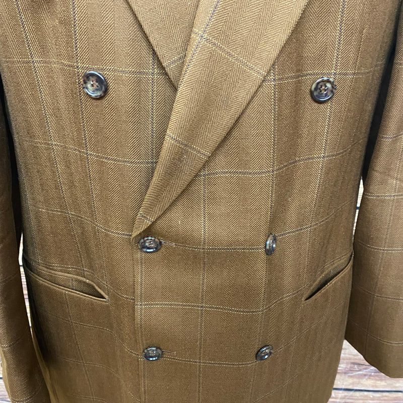 Vintage Sakko Doppelreiher kariert Gr.102