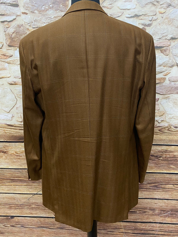 Vintage Sakko Doppelreiher kariert Gr.102