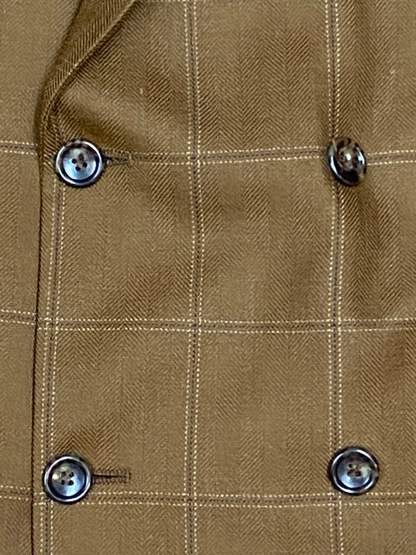 Vintage Sakko Doppelreiher kariert Gr.102