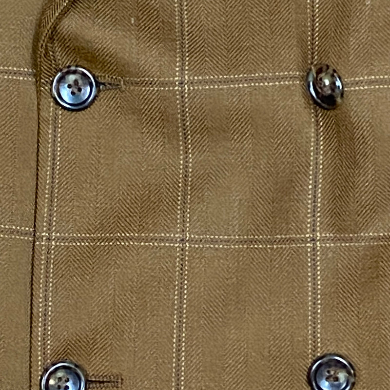 Vintage Sakko Doppelreiher kariert Gr.102