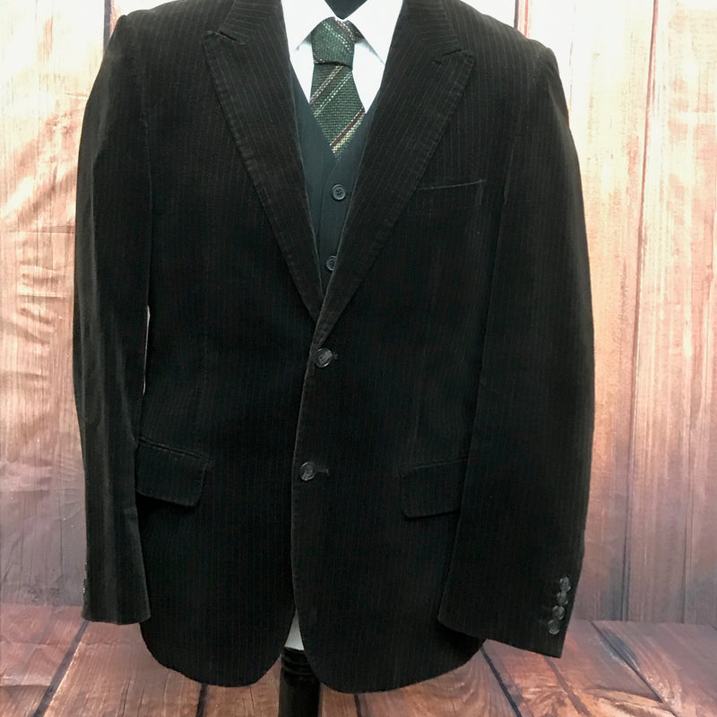 Vintage Sakko Jacket Blazer Samtjacke Gr.52