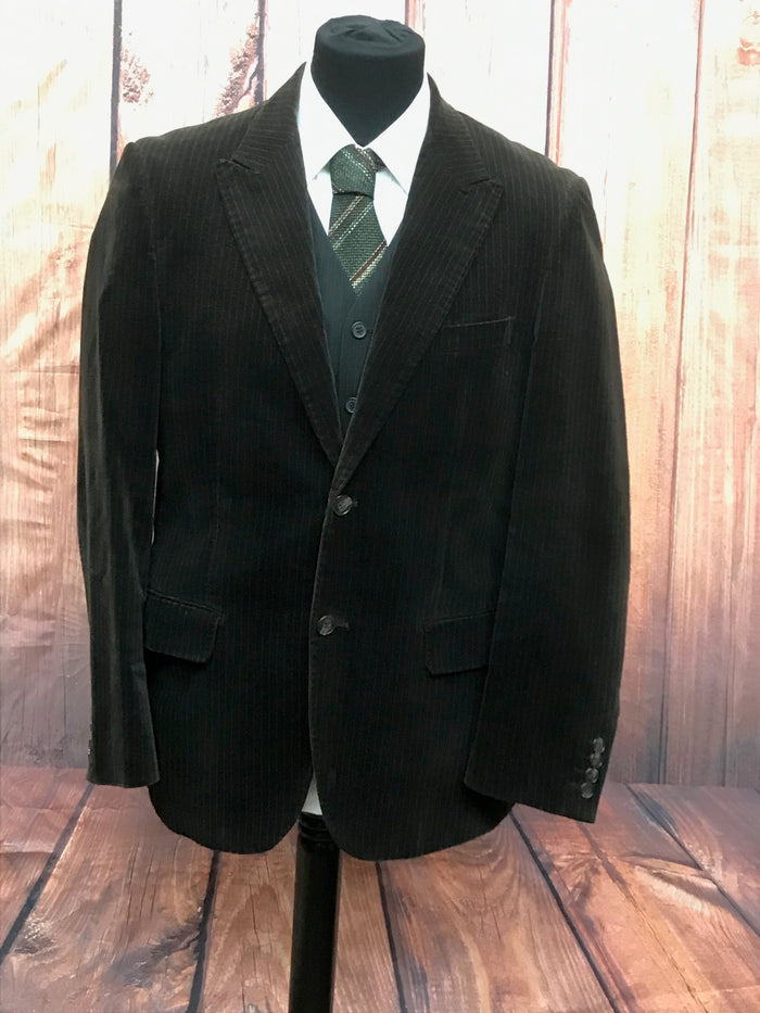 Vintage Sakko Jacket Blazer Samtjacke Gr.52