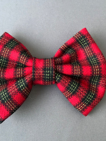 rot karierte Tweedfliege handmadeHerren-Fliege handgefertigt rot mit grün, kariert, 20er Jahre Stil, tweed