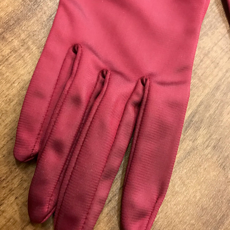 20er jahre Handschuhe in weinrot