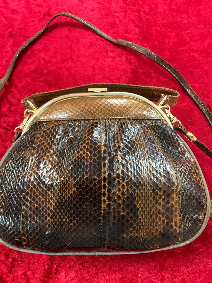 Vintage Handtasche Echtleder