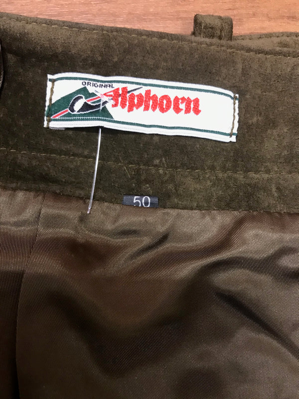 Trachtenlederhose – Alphorn – Größe 50, Ansicht 6