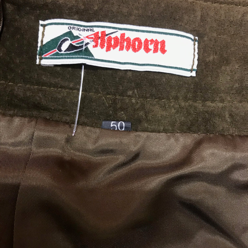 Trachtenlederhose – Alphorn – Größe 50, Ansicht 6